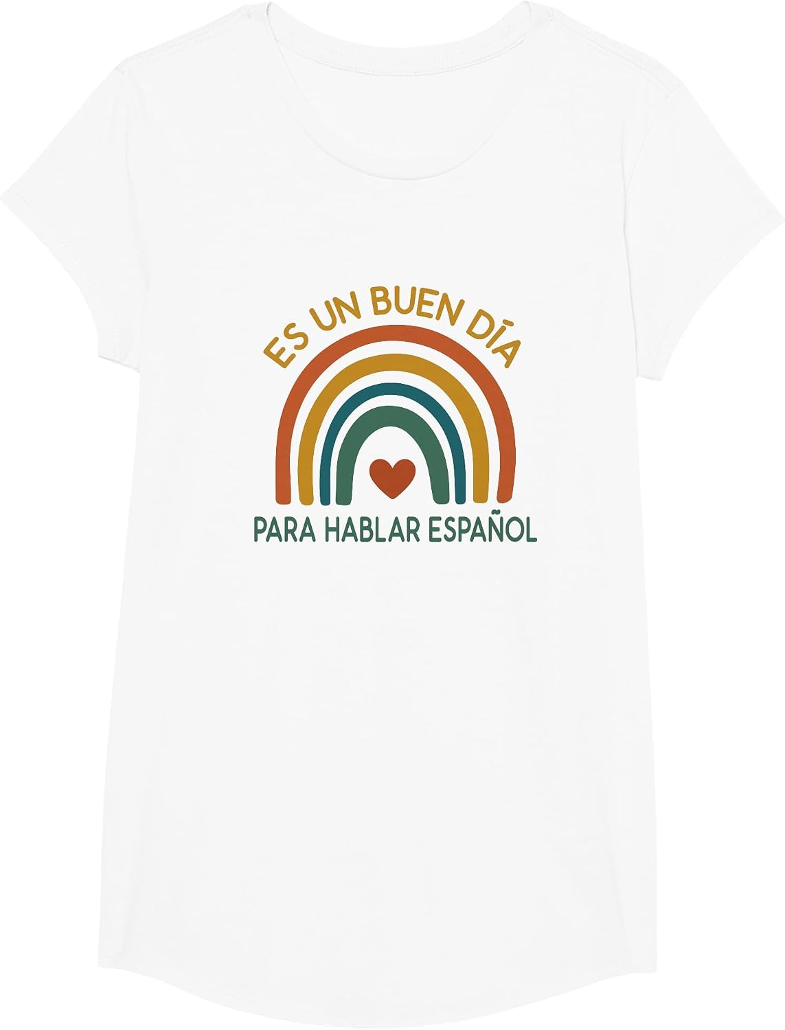 Hablar Espanol Spanish Teacher Maestra Cute Womens T-Shirt - Girls White