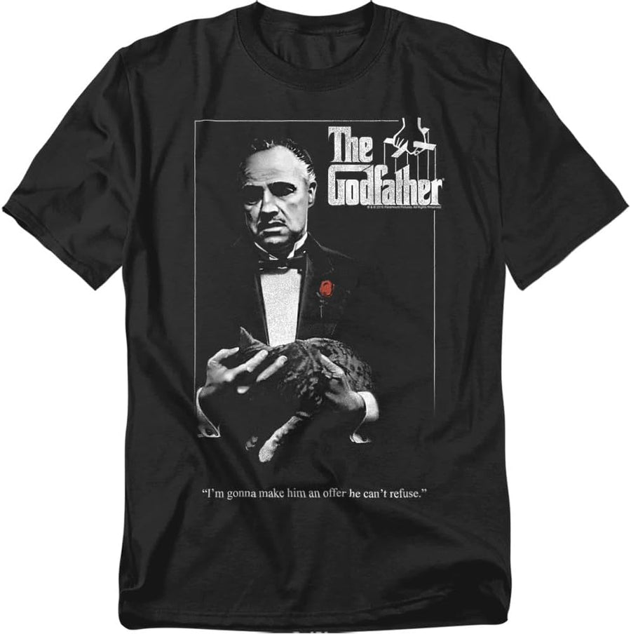 Popfunk Godfather Poster T-Shirt - Black
