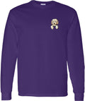 inktastic Pocket Goldendoodle Adult Long Sleeve T-Shirt 3X-Large Purple - KiniArt 39fb - As Pictured