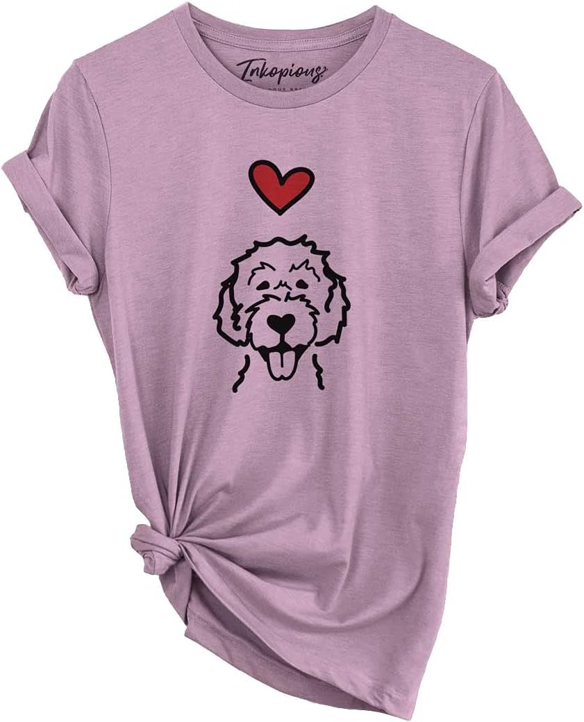 Inkopious Love Always Labradoodle T-Shirt - Unisex Orchid Crewneck
