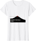 Women's Pompeii Fun Walk 79 AD Funny Volcano Geography Volcanologist T-Shirt - White