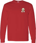 inktastic Pocket Goldendoodle Adult Long Sleeve T-Shirt - KiniArt - Red