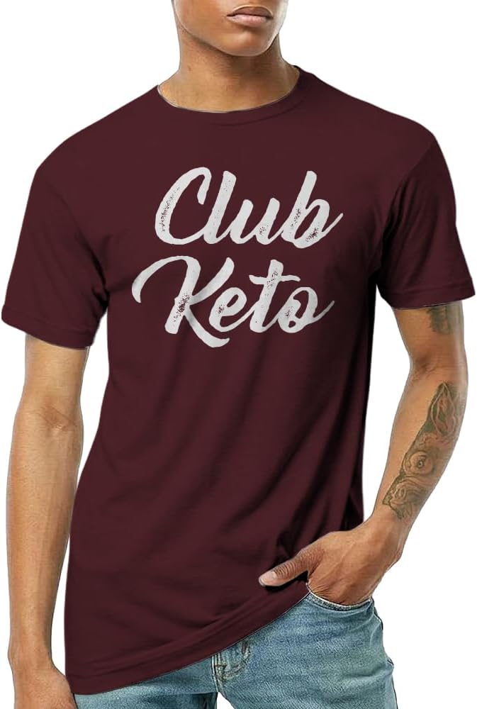 Indica Plateau Club Keto Unisex T-Shirt - Maroon