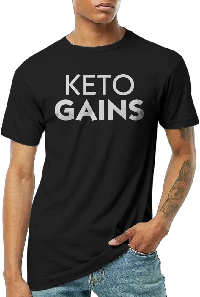 Keto Gains Unisex T-Shirt - Black