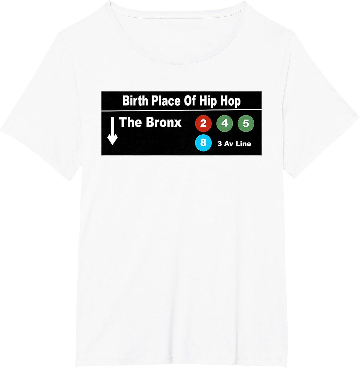 The Bronx Old School Hip Hop and Rap OG Tee T-Shirt - White
