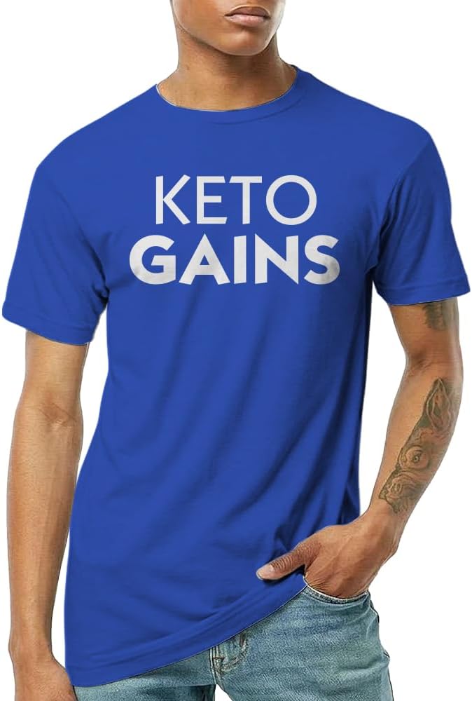 Keto Gains Unisex T-Shirt - Royal Blue