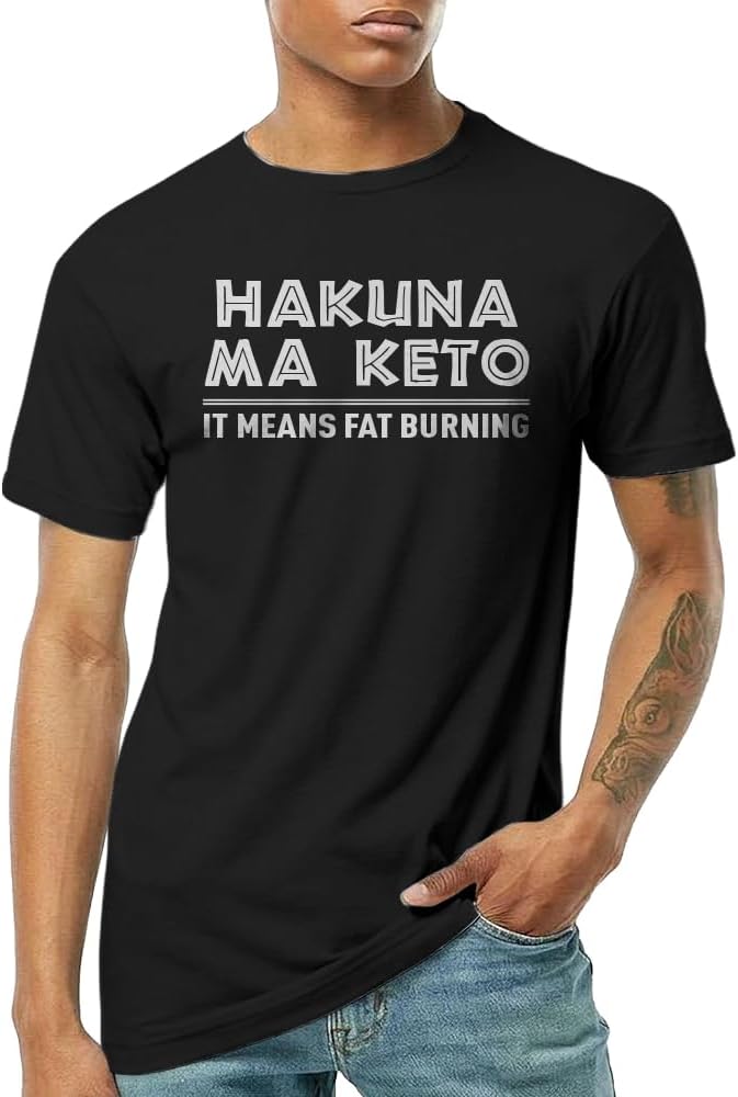 Hakuna Ma Keto Unisex T-Shirt - Black