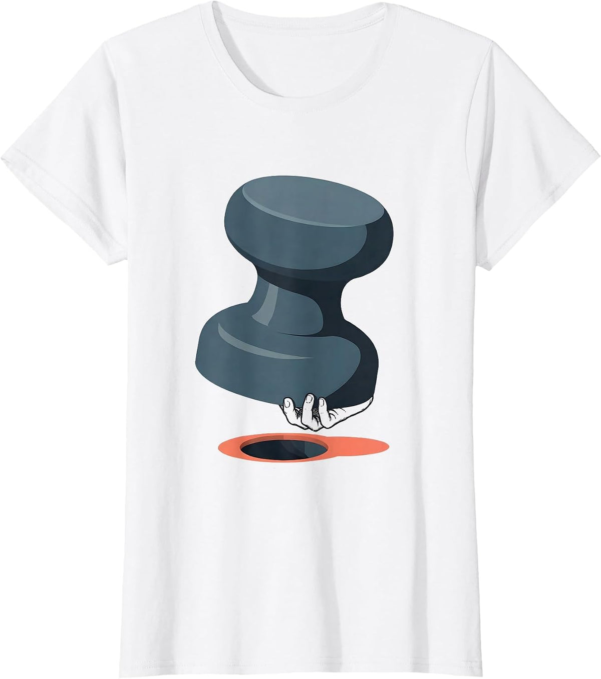 Women's Massive Peg Occupational Therapy Humor OT Month T-Shirt - White