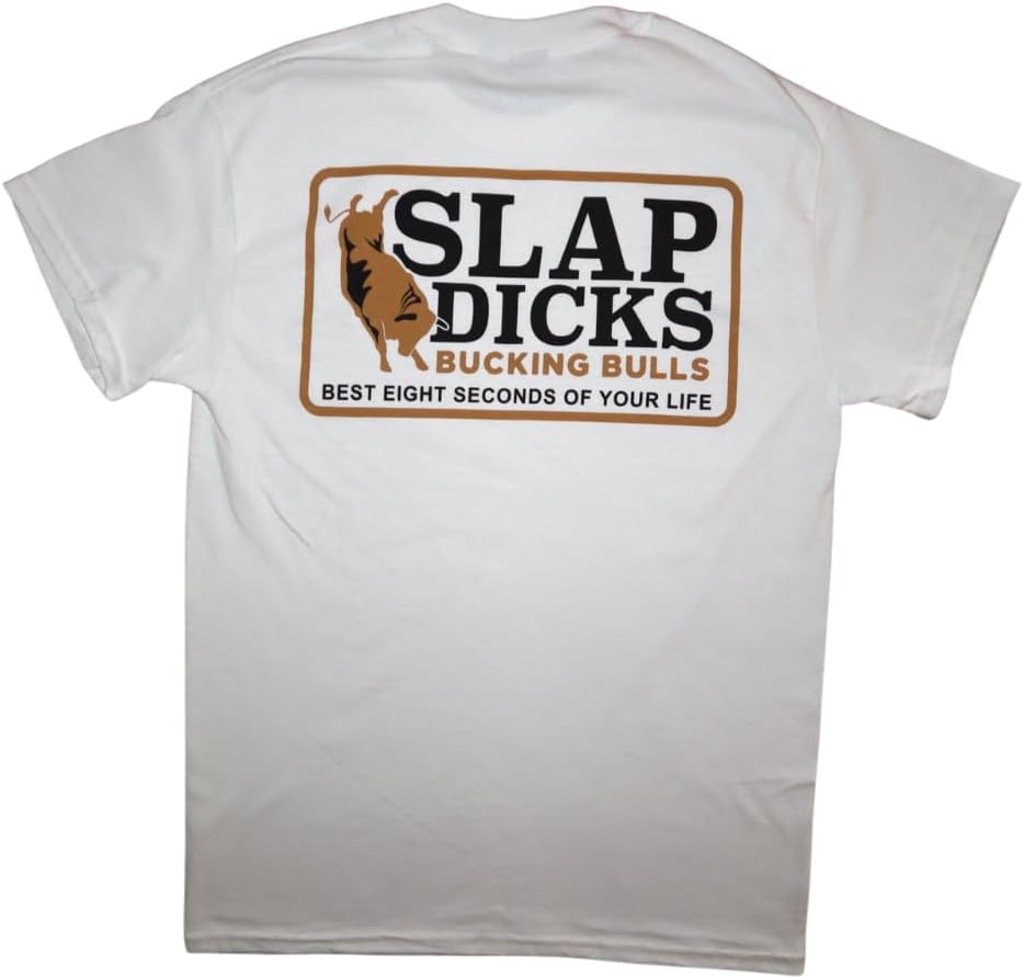 Best Eight Seconds Short Sleeve Tee - White