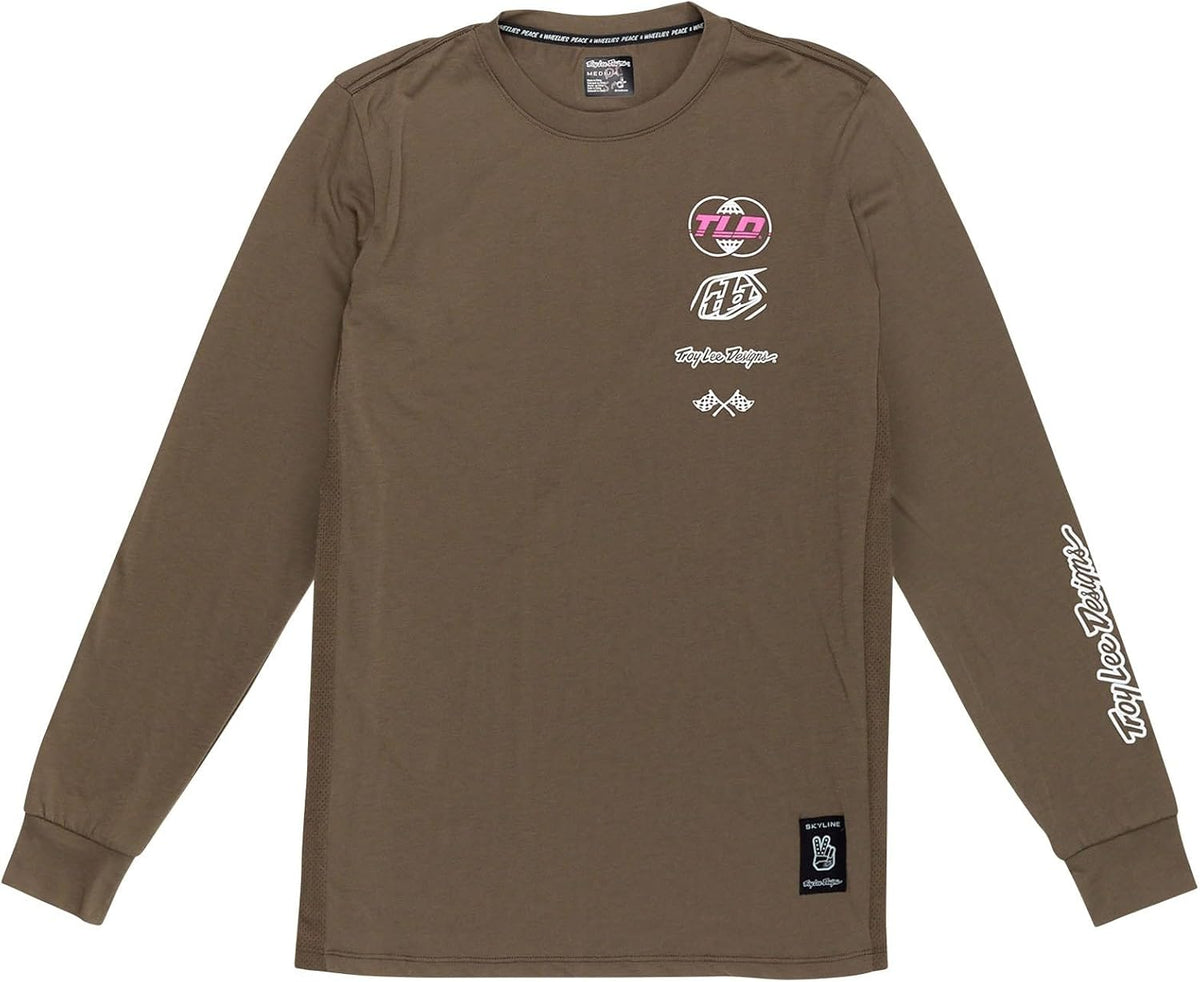 Troy Lee Designs Skyline Ride Long Sleeve Tee - Worldwide Caper