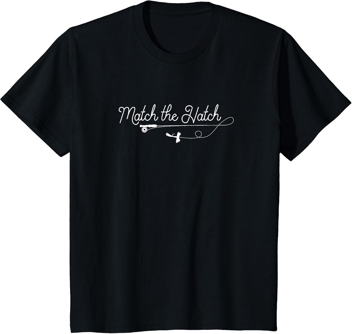 Match the Hatch Fly Fishing T-Shirt - Black