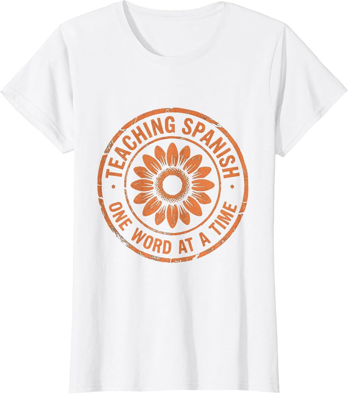 Teaching Spanish One Word At A Time Educator T-Shirt - White