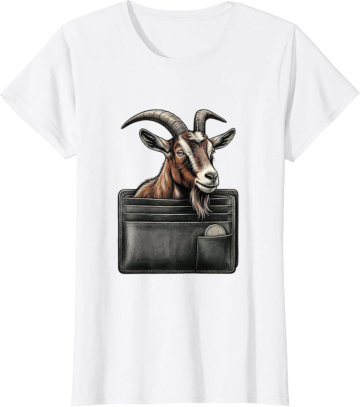 Women's Goat Lover Farm Humor Funny Animal Owner Gift T-Shirt - White