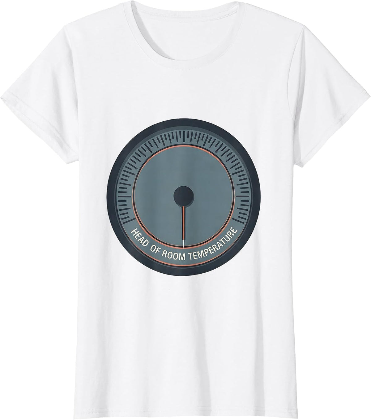 Women's Head of Room Temperature Funny School Counselor Appreciation T-Shirt - White