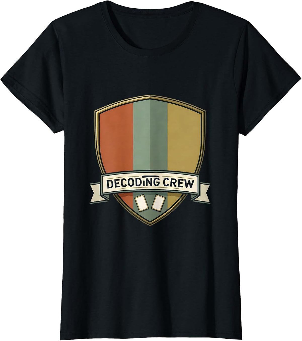 Decoding Crew Dyslexia Teacher Crew Humor Dyslexia T-Shirt - Black