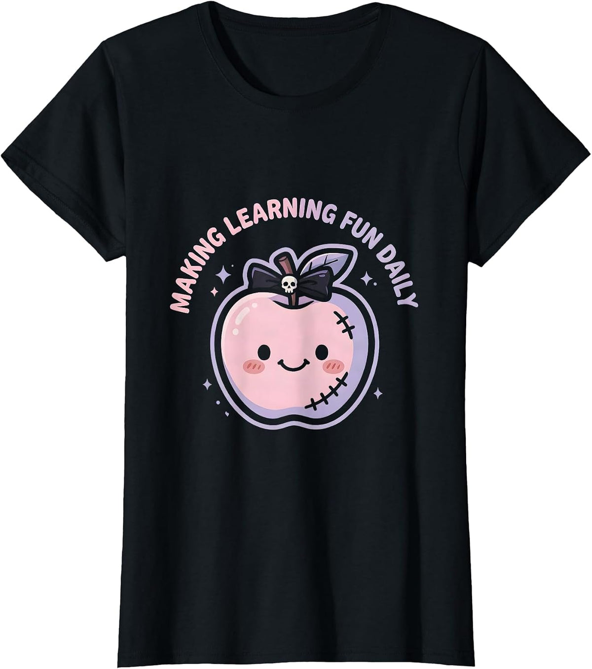 4th Grade Teacher Making Learning Fun Daily T-Shirt - Black
