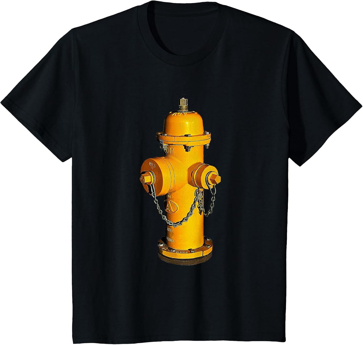 Fire Hydrant Fire Fireman Fighter T-Shirt T-Shirt - Black