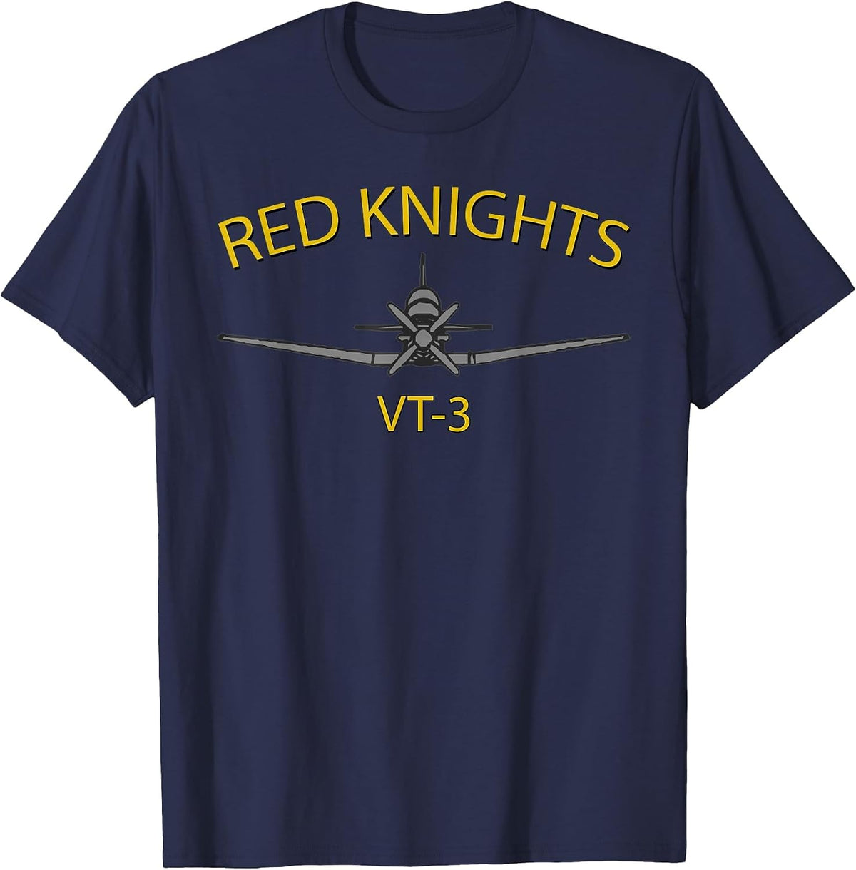 VT-3 T-Shirt Red Knights Training Squadron 3 T-6 Texan II T-Shirt - Navy Blue