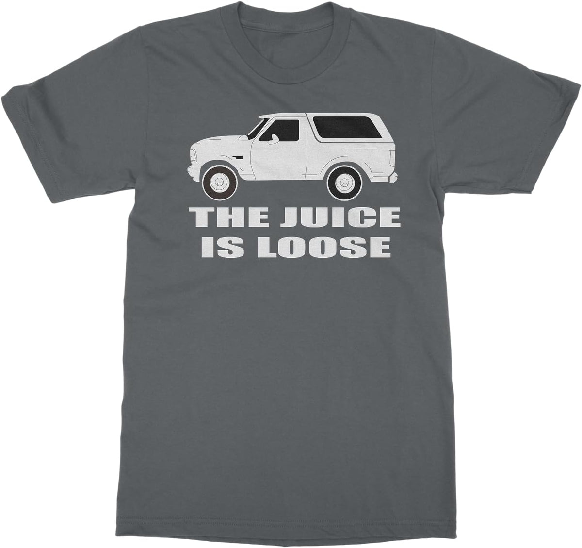 OJ Simpson's Car Chase - Juice is Loose Retro Unisex T-Shirt - Gray