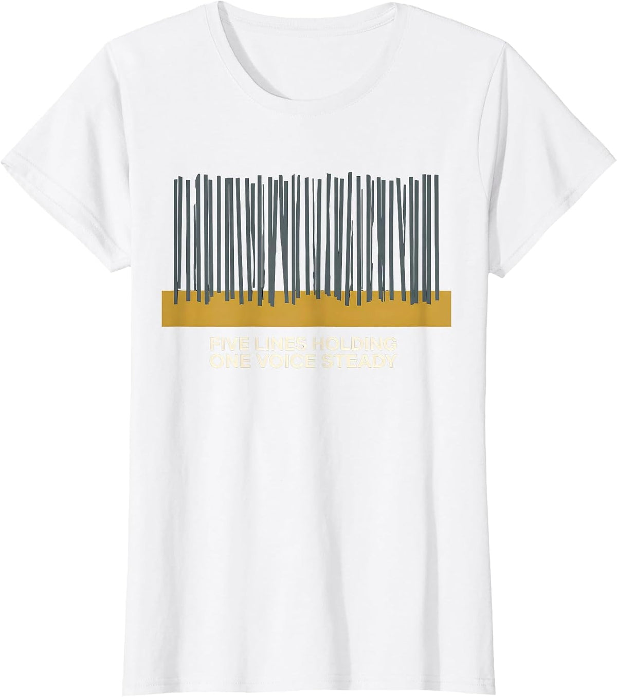 Women's Five Lines Holding, One Voice Steady Tribute 911 Dispatcher T-Shirt - White