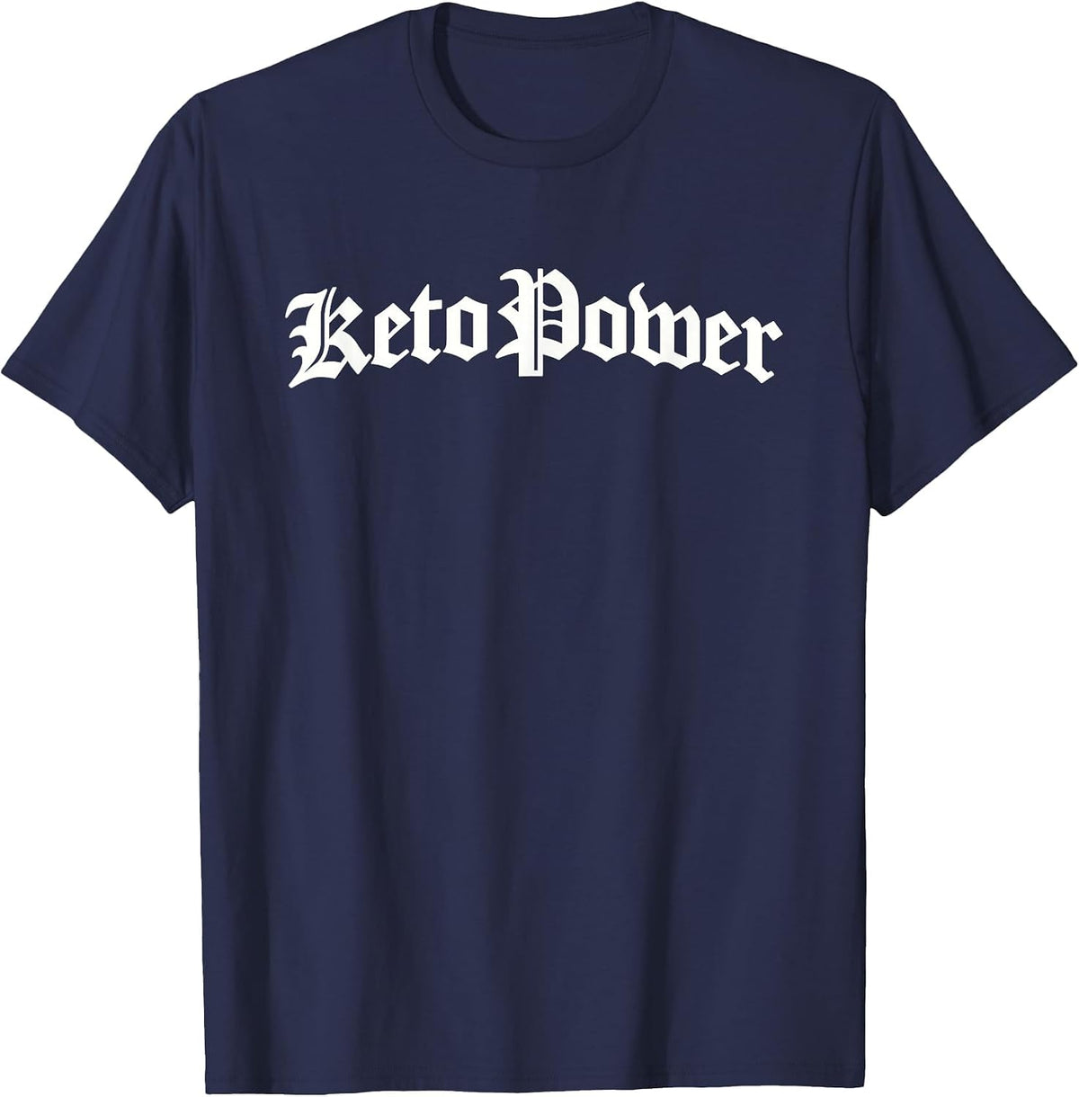 Funny Keto Power Ketogenic Diet Lifestyle T-Shirt - Navy Blue