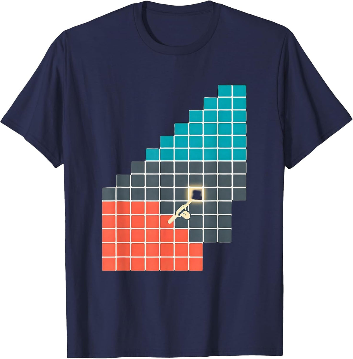 Can I Lick It Periodic Table Science Humor Teacher Gift T-Shirt - Navy Blue