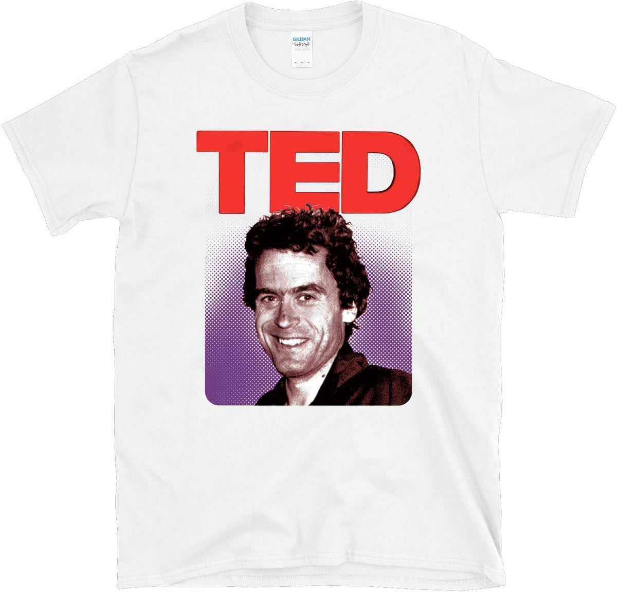 TED - Serial Killer True Crime Mug Shot - T-Shirt - White