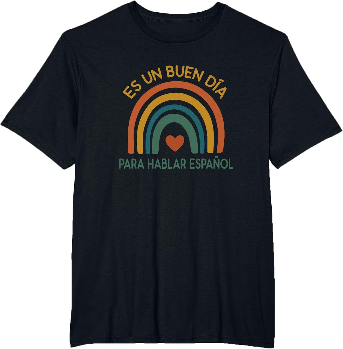 Hablar Espanol Spanish Teacher Maestra Cute Womens T-Shirt - Black