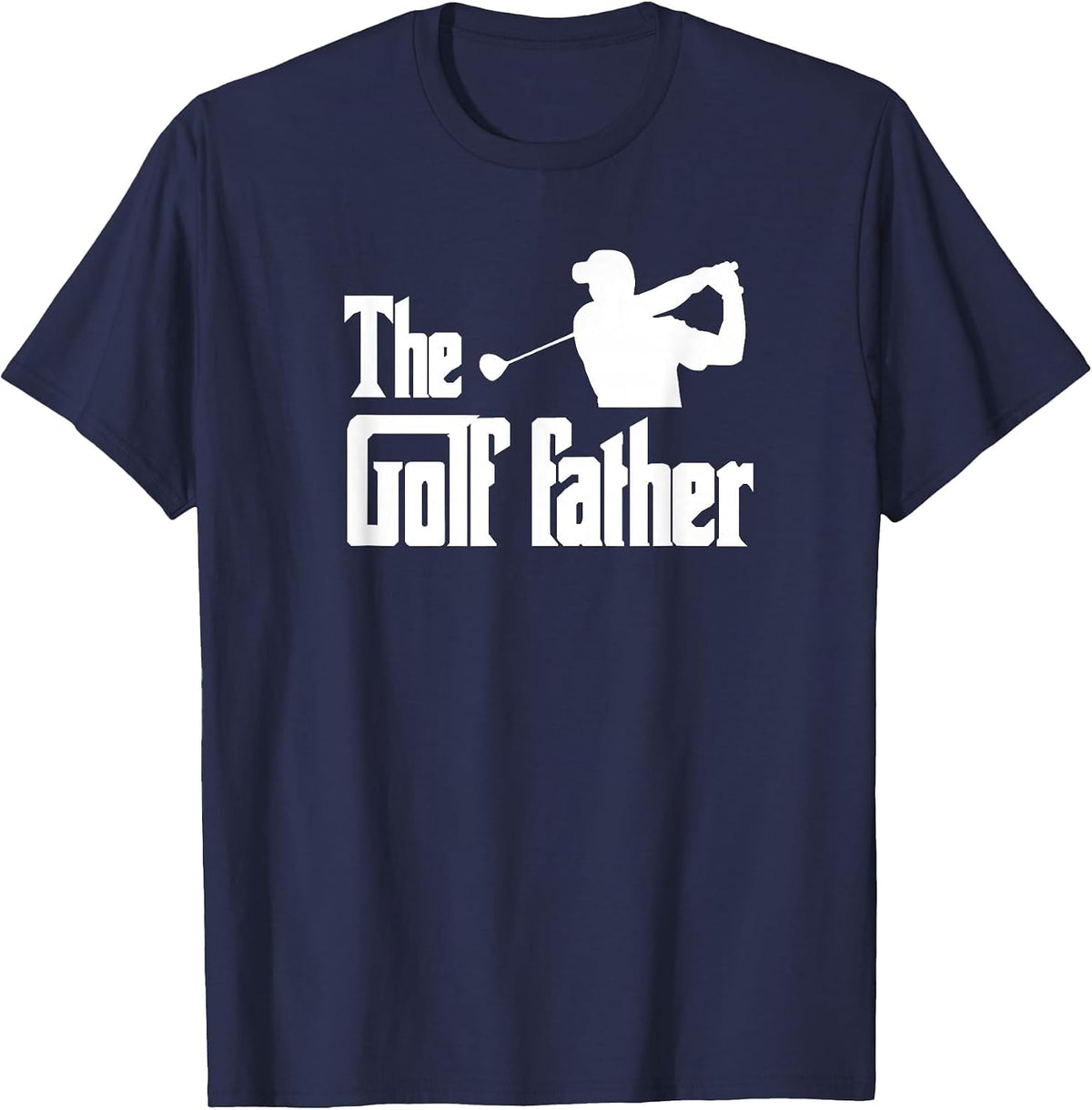 The Golf Father Funny Parody Best Golf Dad Business Trip T-Shirt - Navy Blue