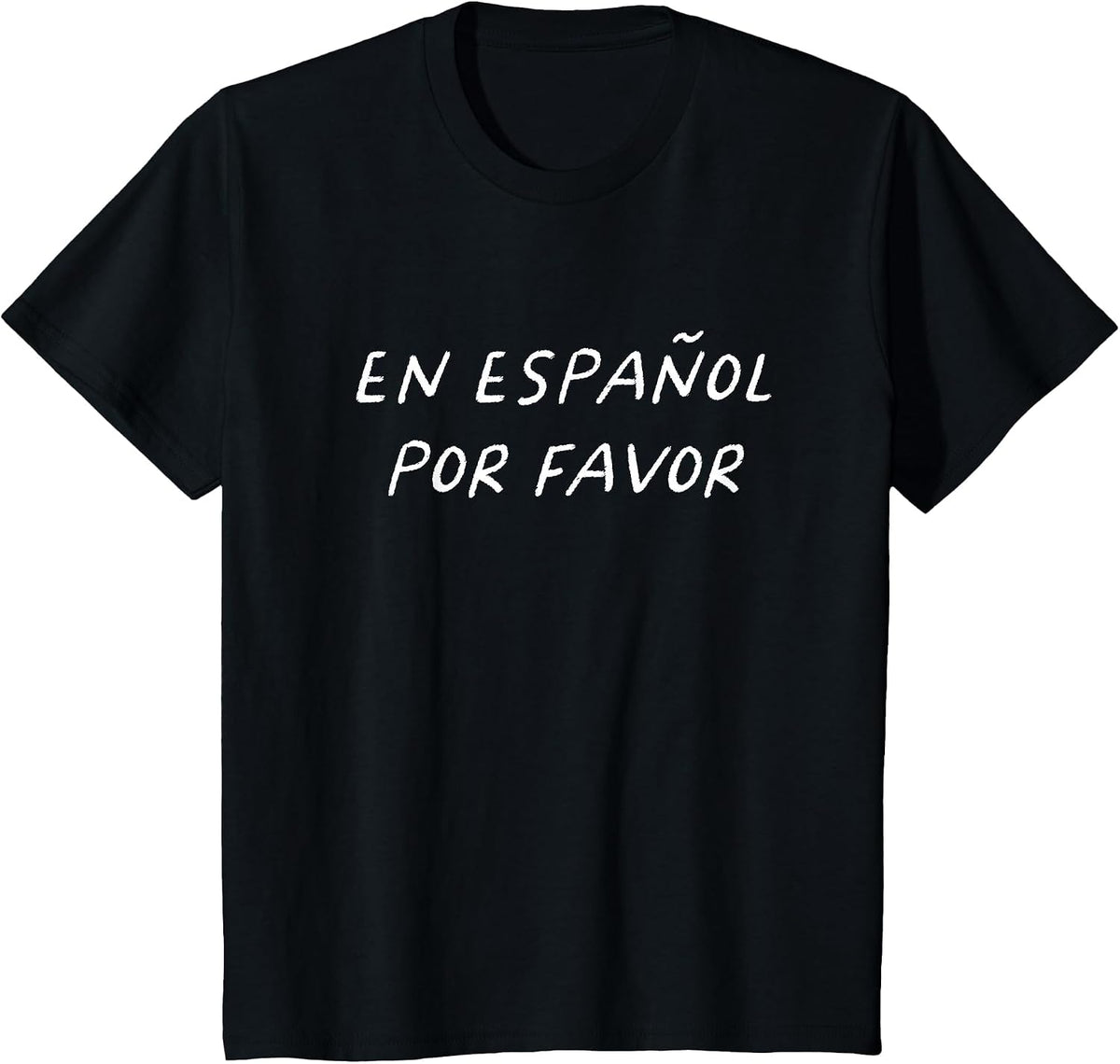 En Español Por Favor Spanish Teacher Funny Back to School T-Shirt - Black