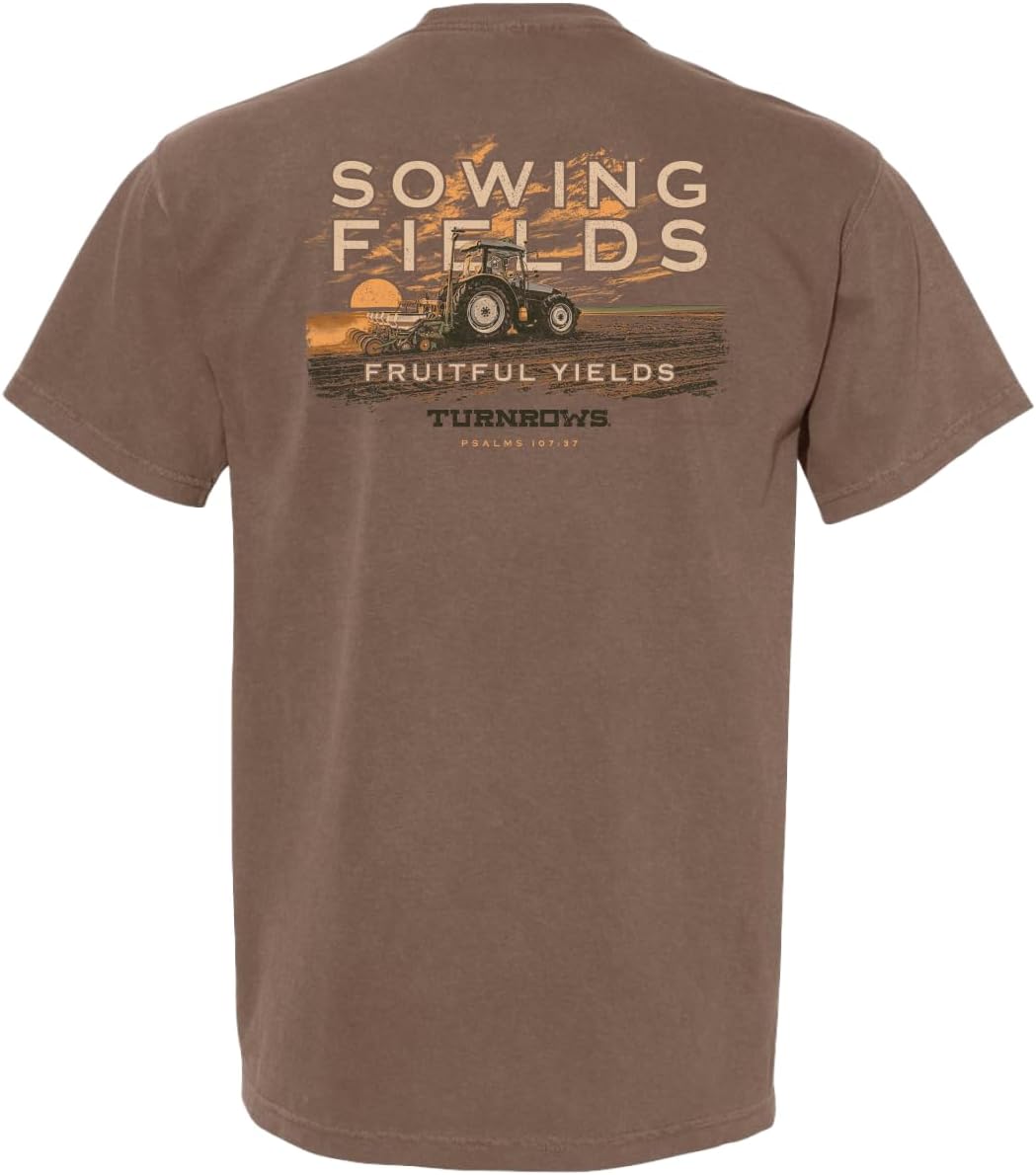 Sowing Fields - Short Sleeve Tee - Espresso