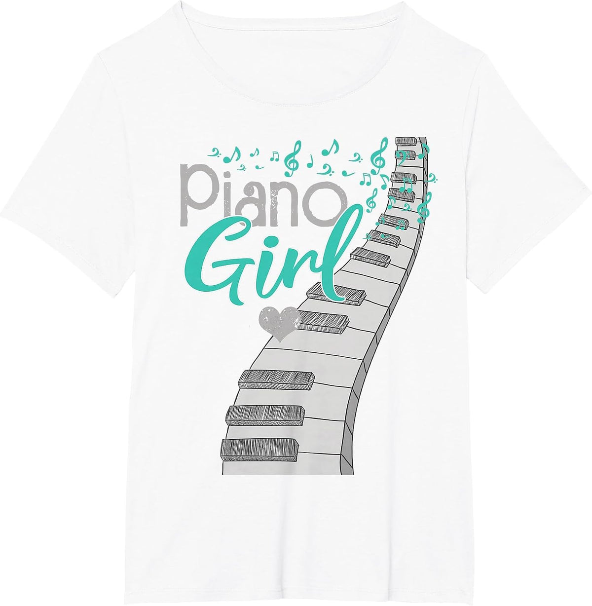Music Lovers Children Pianist Pianist Musician Piano T-Shirt - White