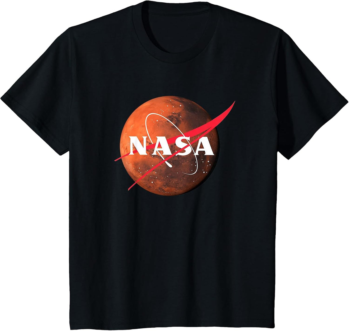 NASA Mars Meatball Space Science Teacher T-Shirt - Black