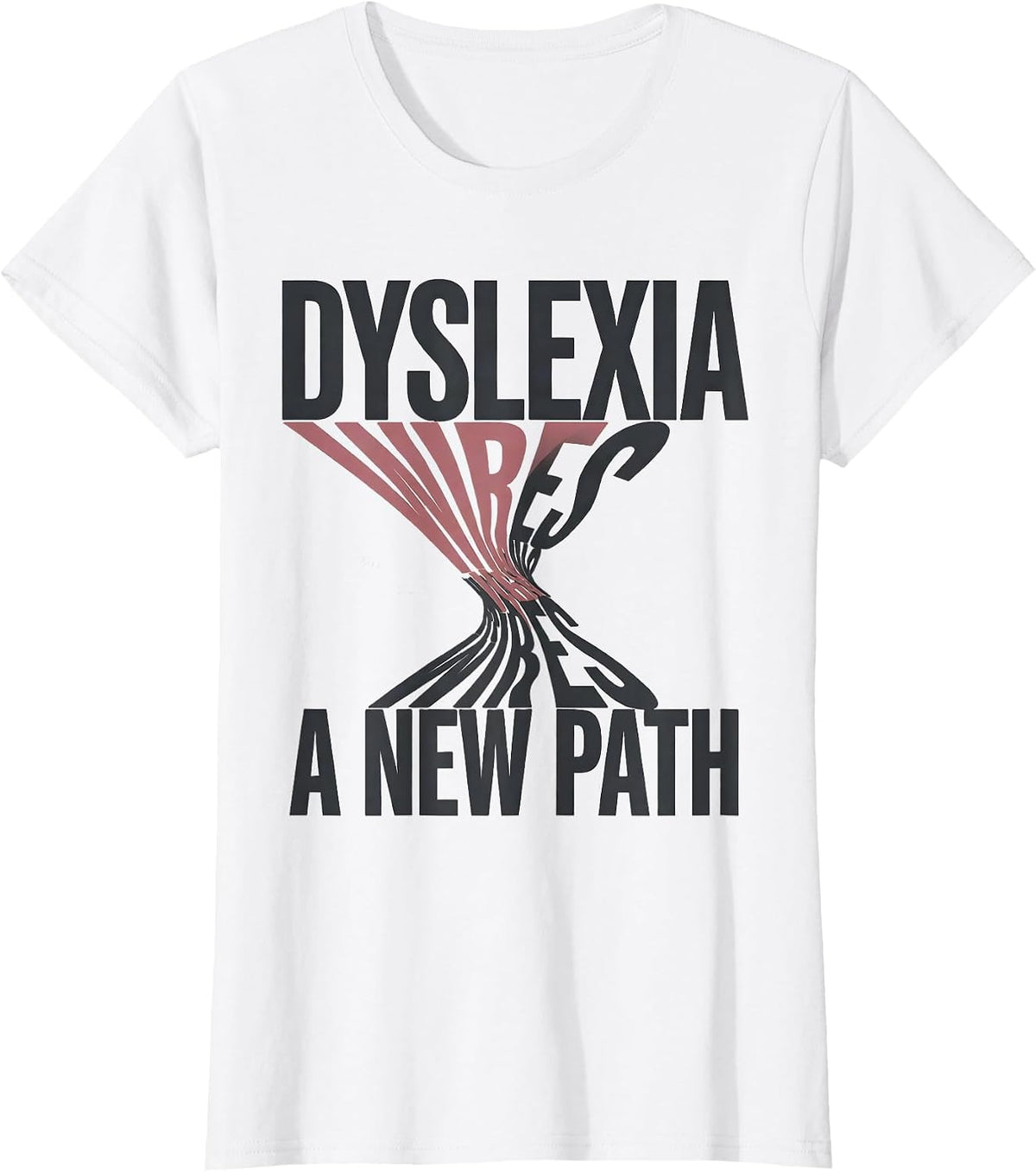 Dyslexia Wires A New Path Funny Dyslexia Teacher Awareness T-Shirt - White