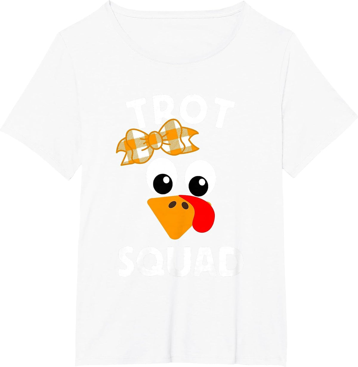 Thanksgiving Day Running Turkey Trot Squad T-Shirt - White