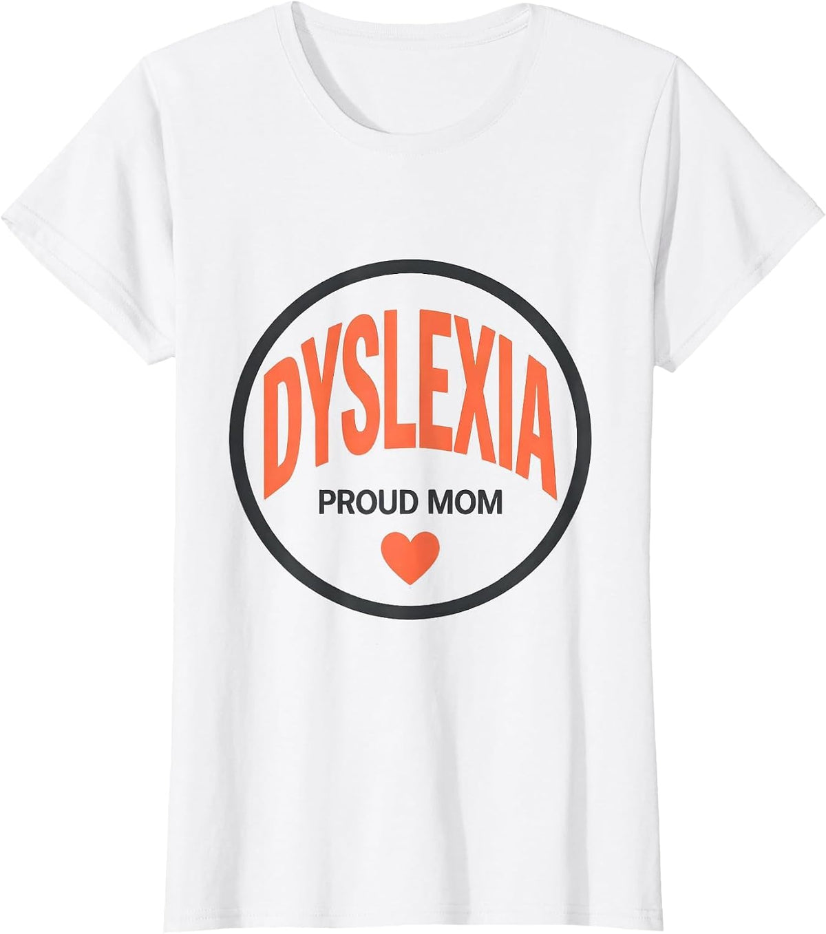 Proud Dyslexia Mom Awareness October Family Matching T-Shirt - White