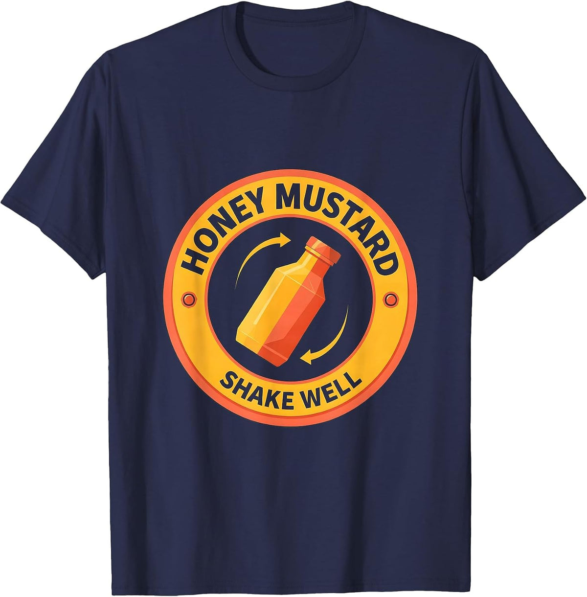 Shake Well — Honey Mustard Funny Halloween Matching Costume T-Shirt - Navy Blue
