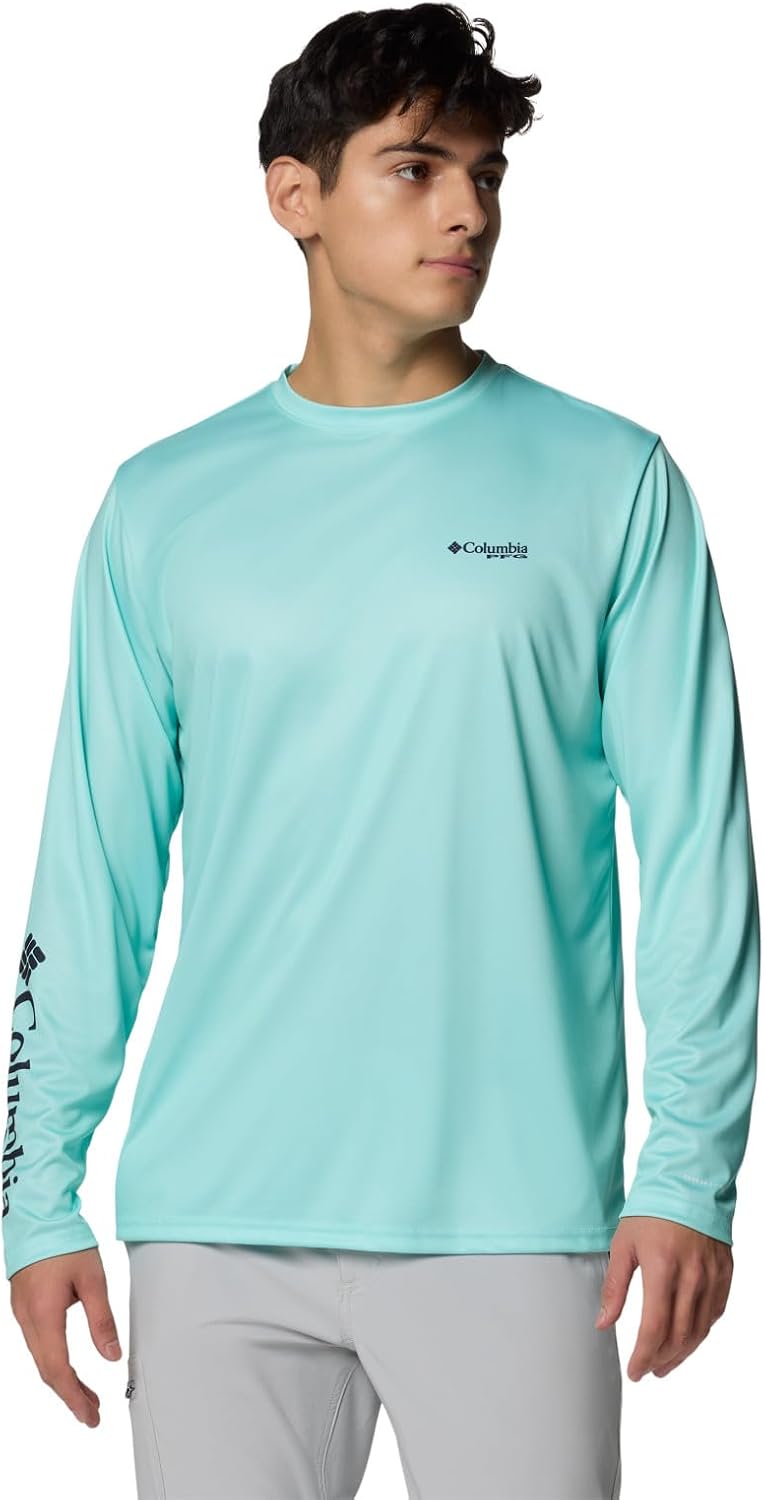Columbia Terminal Tackle PFG Fins and Stripes Long Sleeve - Gulf Stream\/Fins & Stripes Tarpon