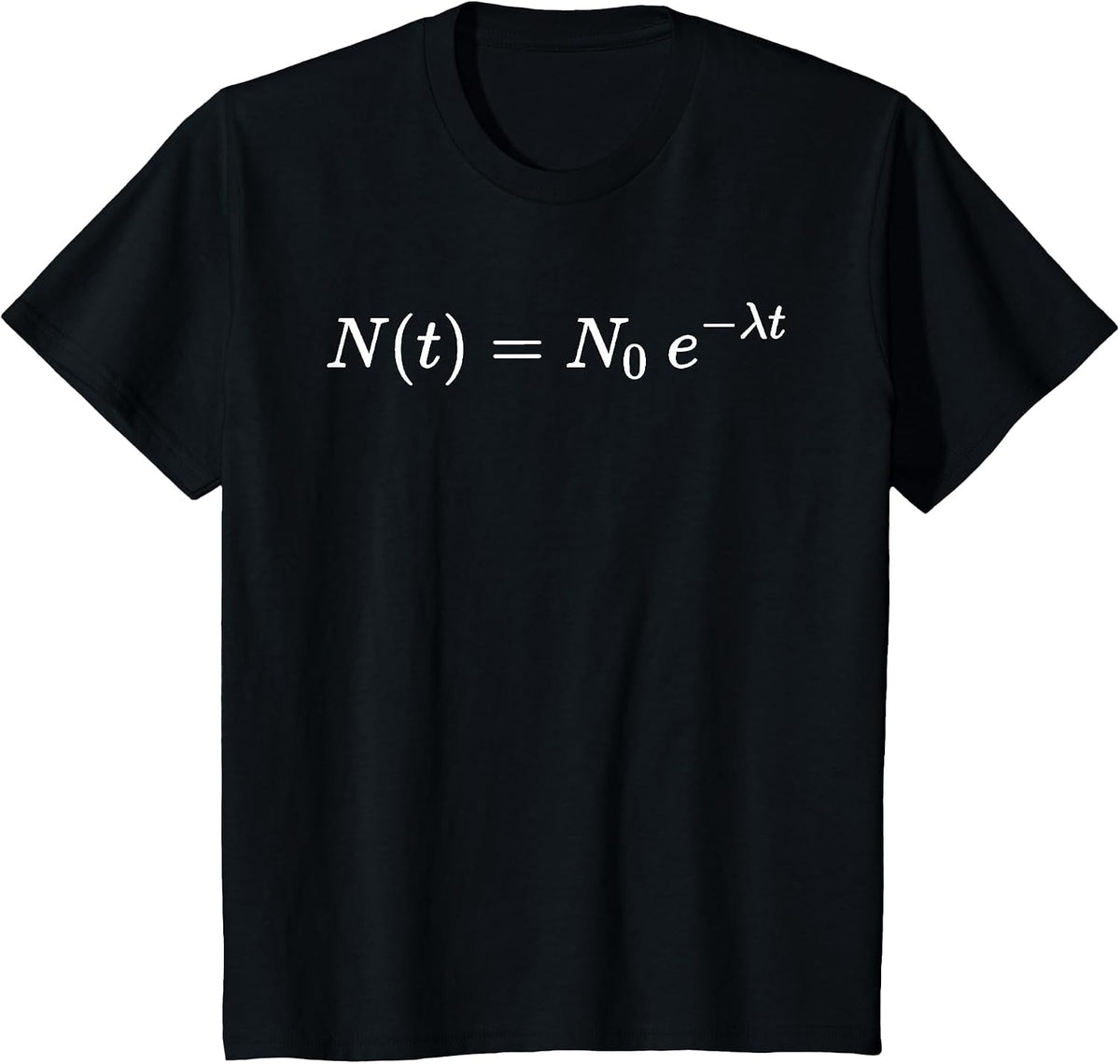 Nuclear Radioactive Decay, Cool Physics and Science T-Shirt - Black