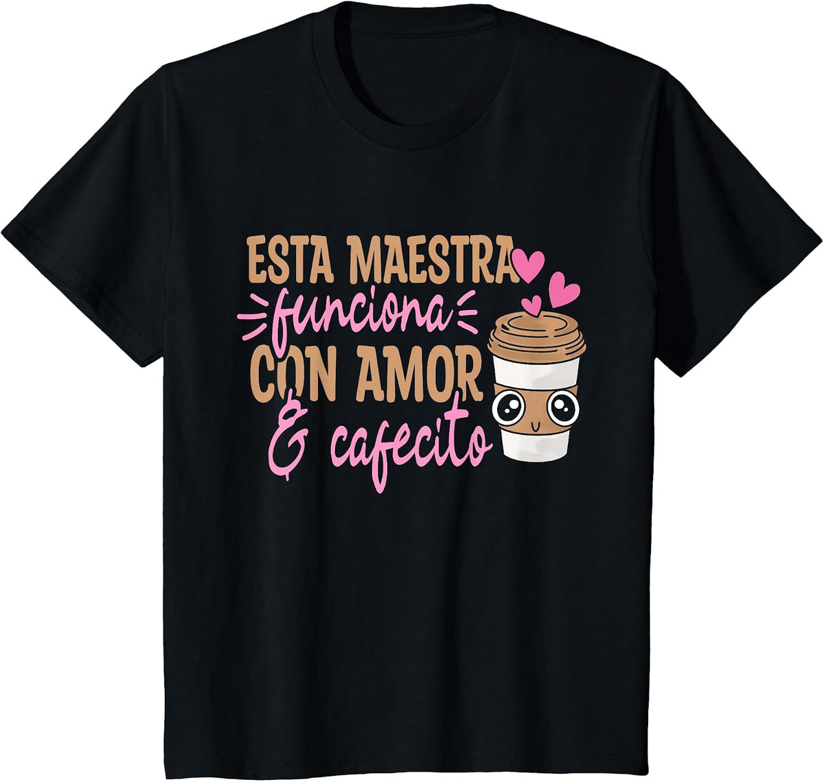 Maestras Espanol Spanish Teacher Hispanic Teacher Bilingue T-Shirt - Black