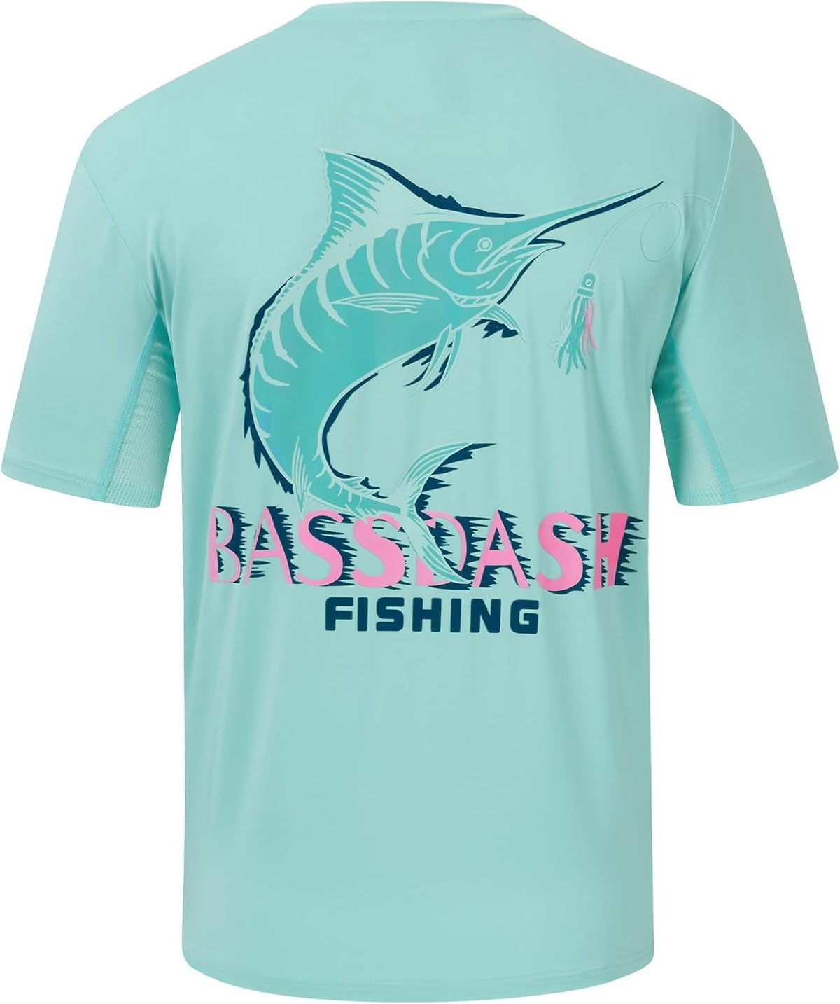 BASSDASH Men’s Graphic T-Shirts Short Sleeve Fishing Shirt UPF 50+ Moisture Wicking UV Sun Protection FS36M -