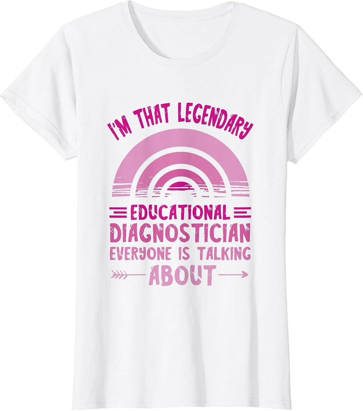 Educational Diagnostician Legendary School Psychologist T-Shirt - White