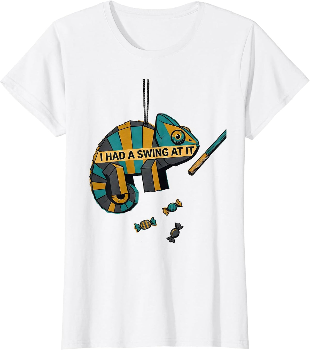 I Had A Swing At It Funny Cinco De Mayo Party Costume T-Shirt - White