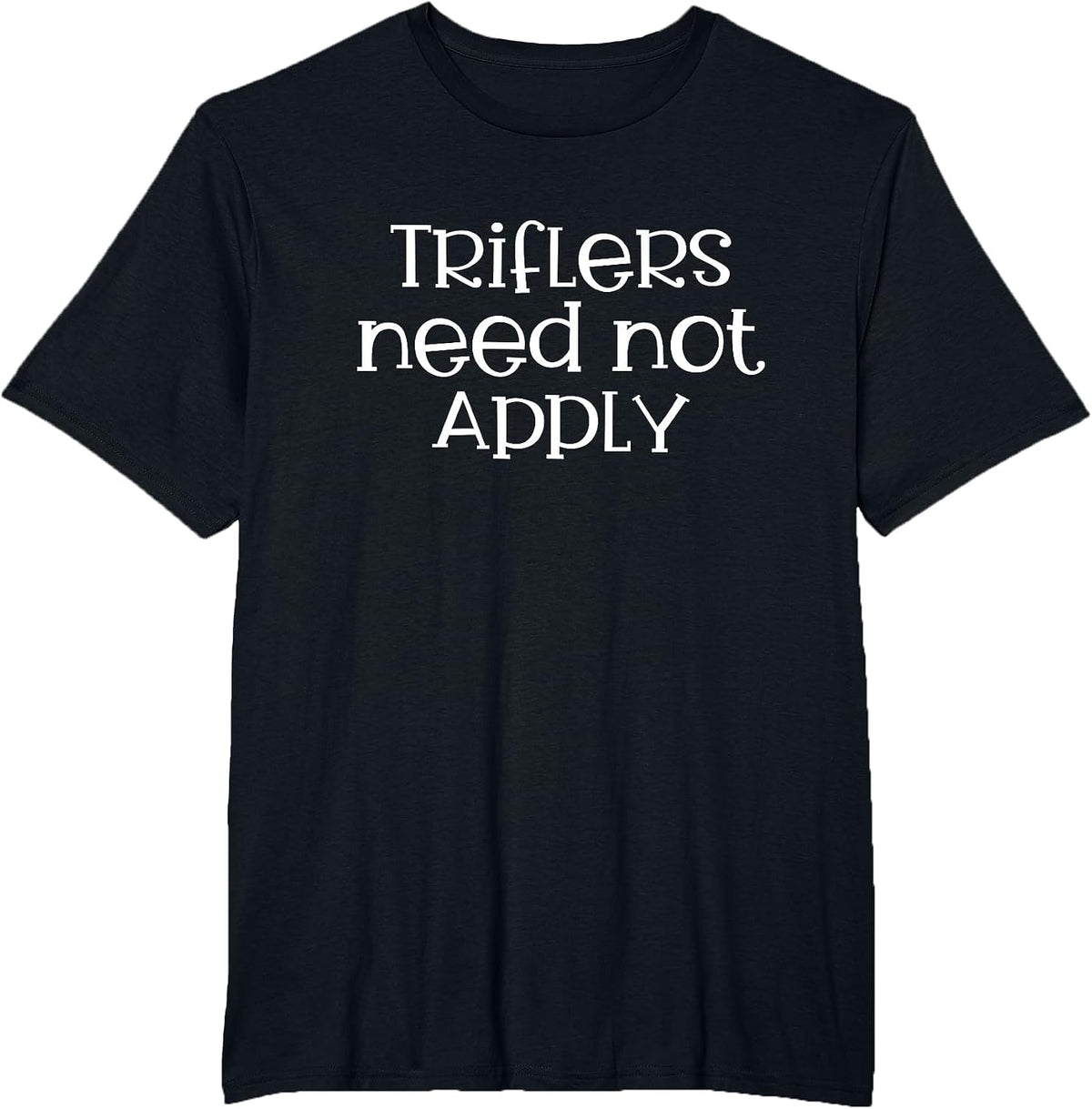Triflers Need Not Apply Womens Murderino T-Shirt - Black