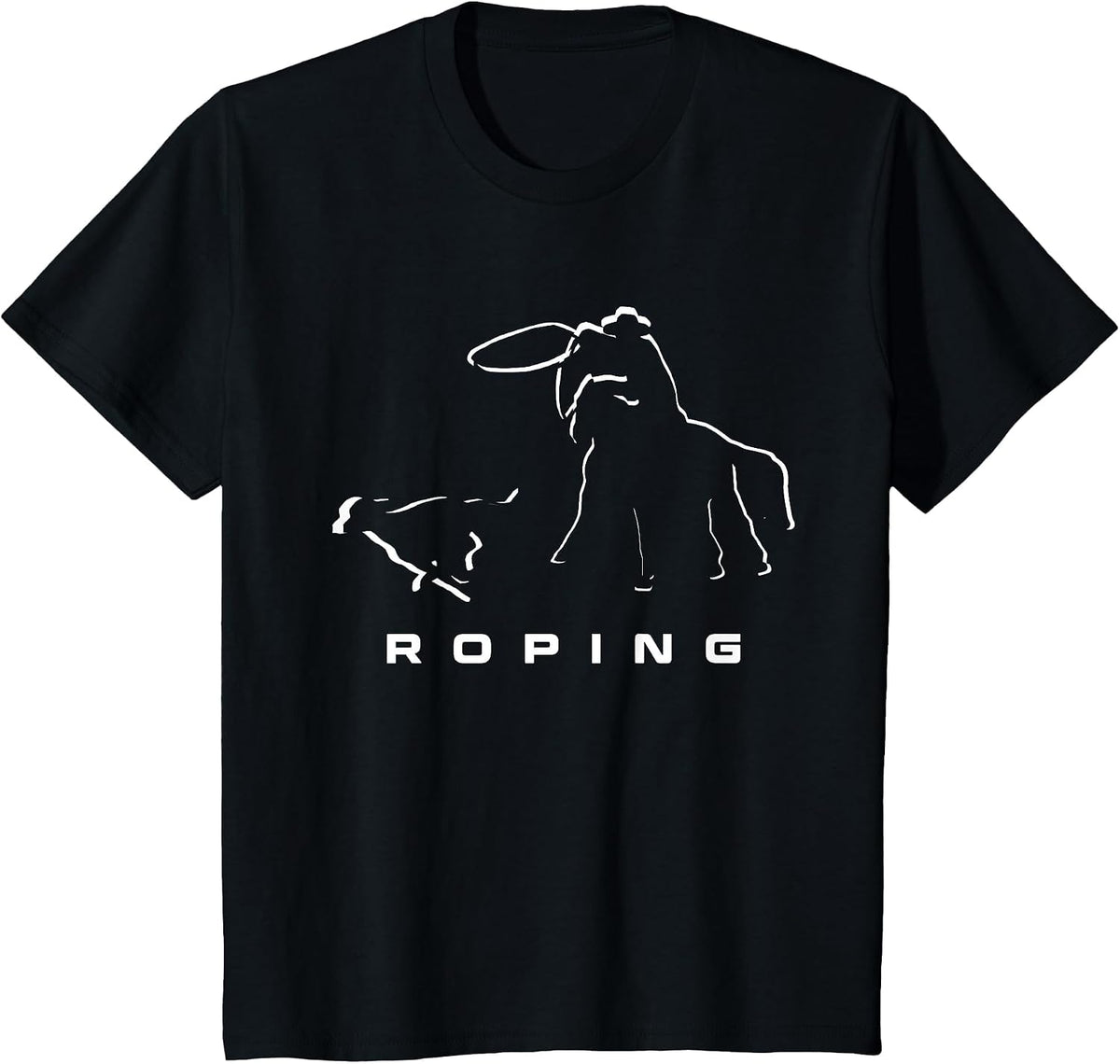 Roping Apparel - Roping T-Shirt - Black