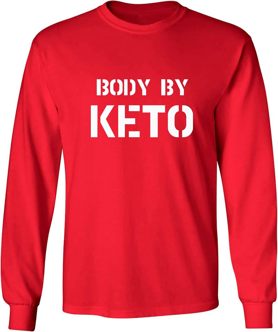 zerogravitee Body BY Keto Adult Long Sleeve T-Shirt - Red