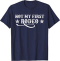 Not My First Rodeo T-Shirt - Navy Blue