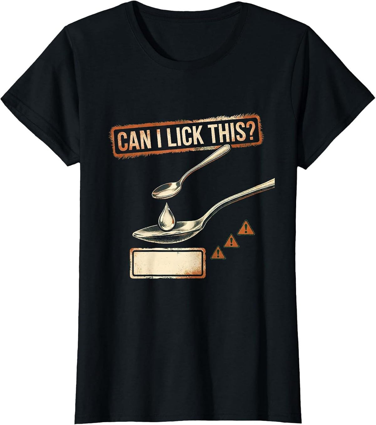 Can I Lick This Funny Periodic Table Science Teacher Student T-Shirt - Black