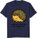 Officially Dressed For Pajama Day Funny Pajama Shirt Teen T-Shirt - Navy Blue
