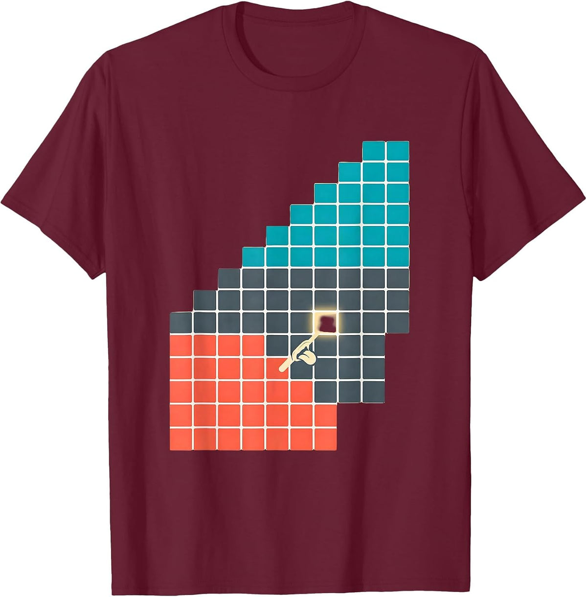 Can I Lick It Periodic Table Science Humor Teacher Gift T-Shirt - Burgundy